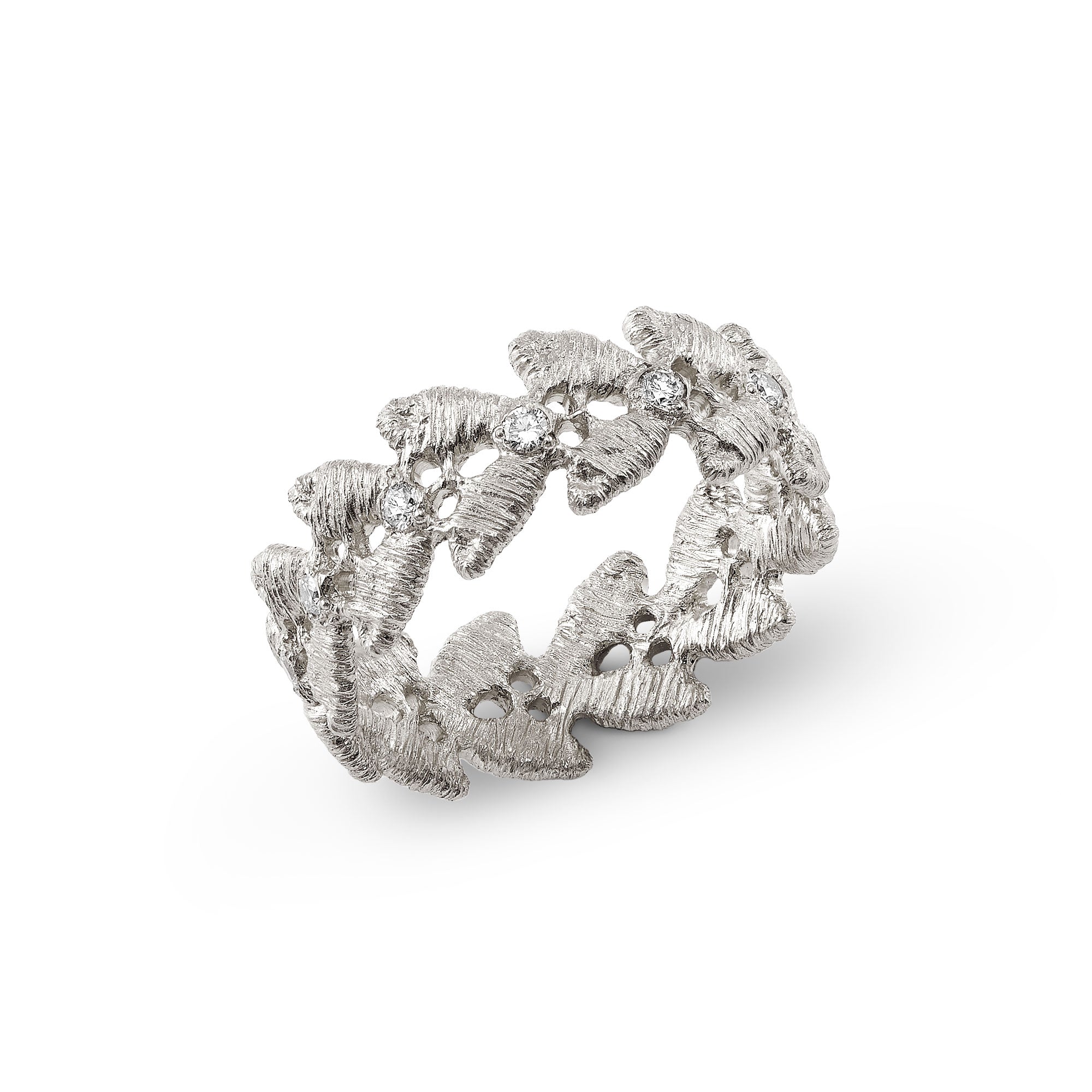 Ring „Emilia“ in Weißgold mit Brillanten