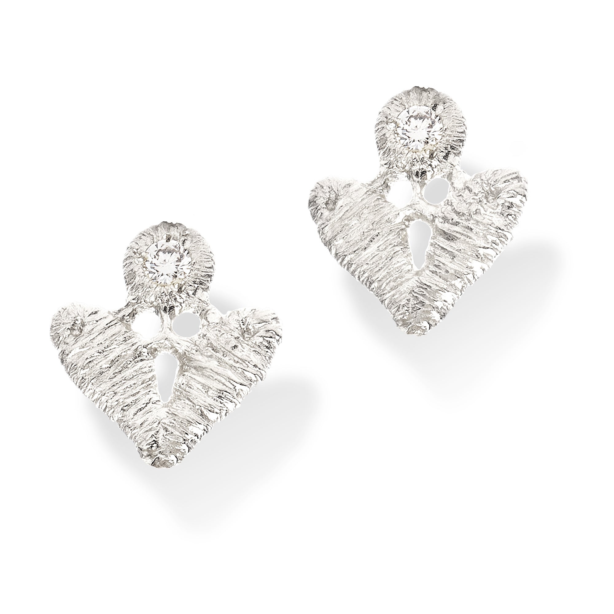 Ohrstecker "Emilia Petite" in Silber mit Brillanten