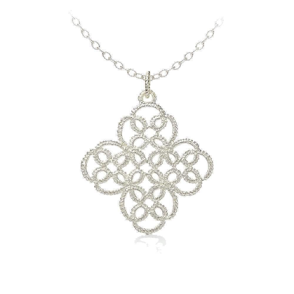 Necklace pendant "Lakmé" in silver
