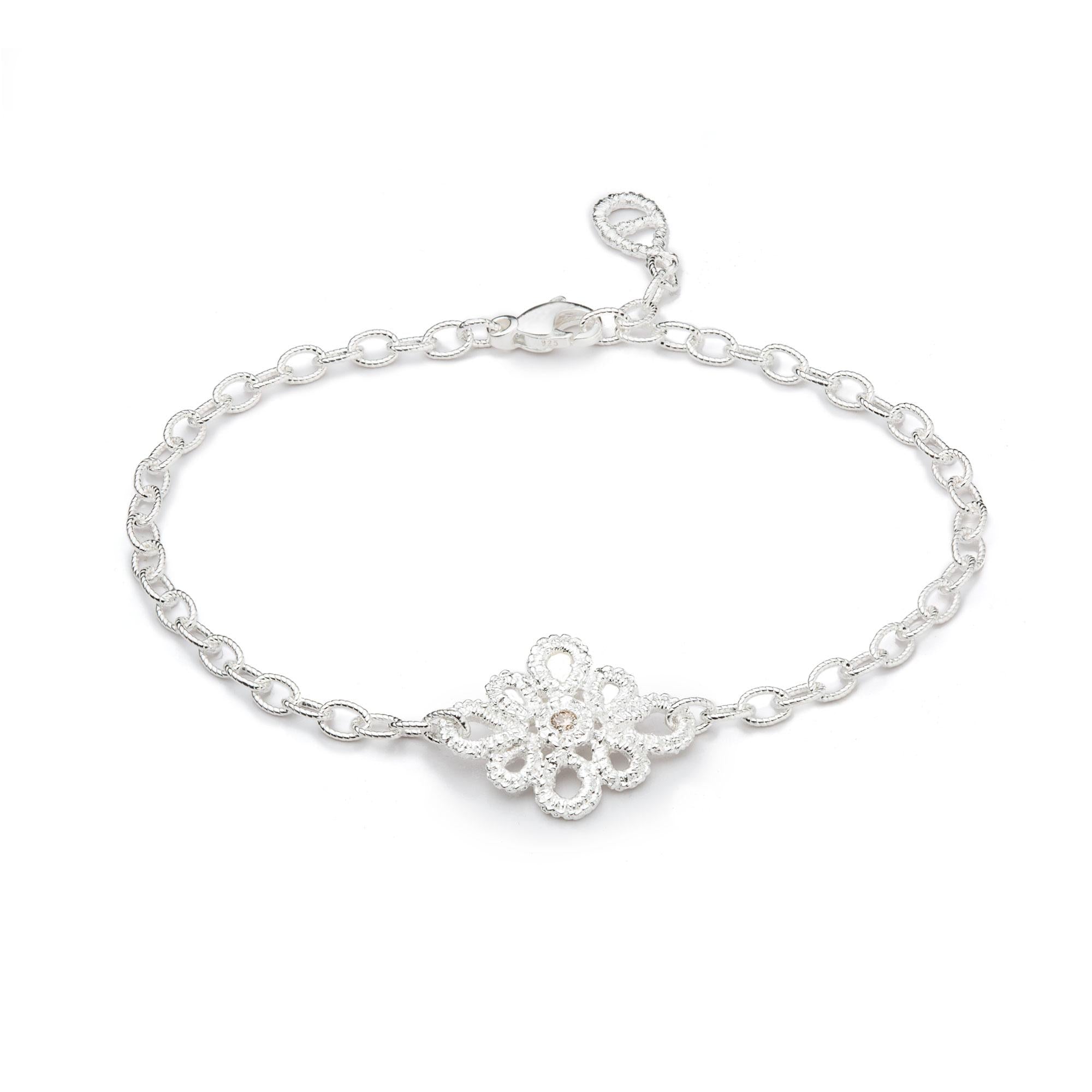 Armband "Miss Medea" in Silber mit Brillant