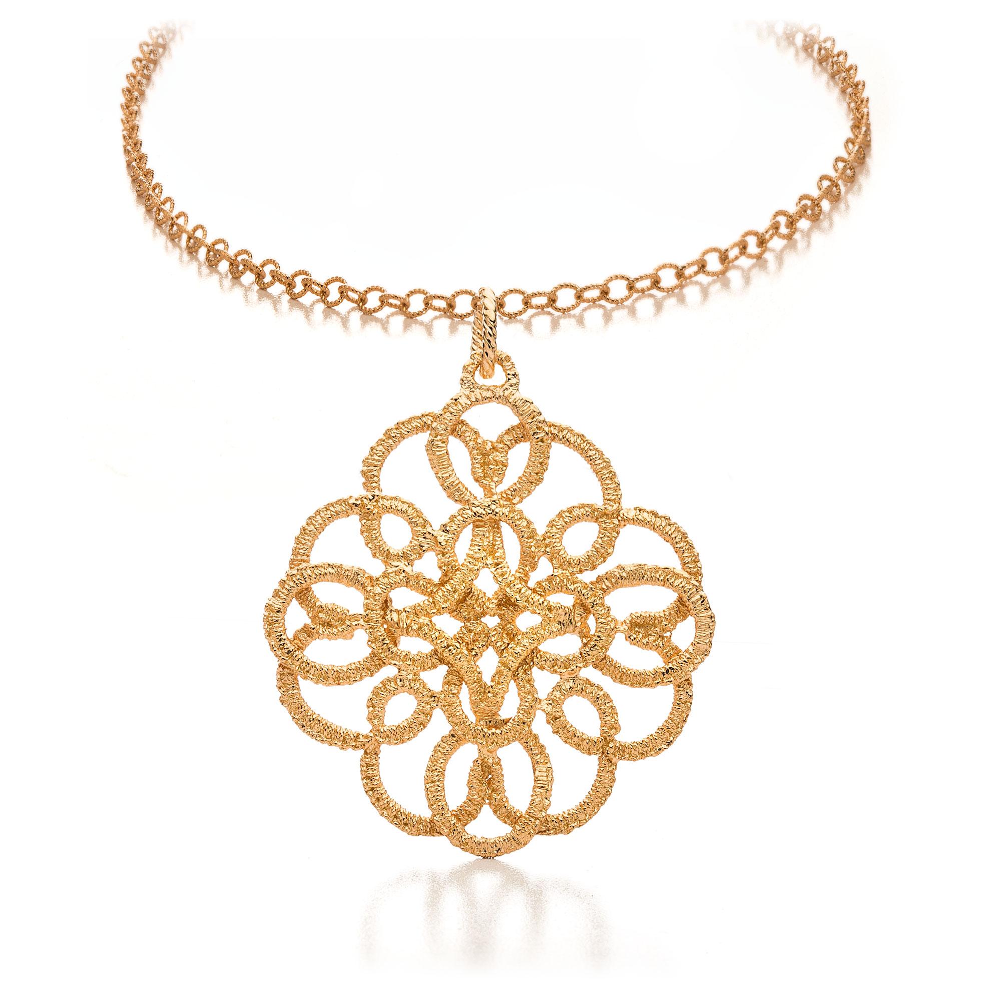 Anhänger "Samarkand" in Roségold