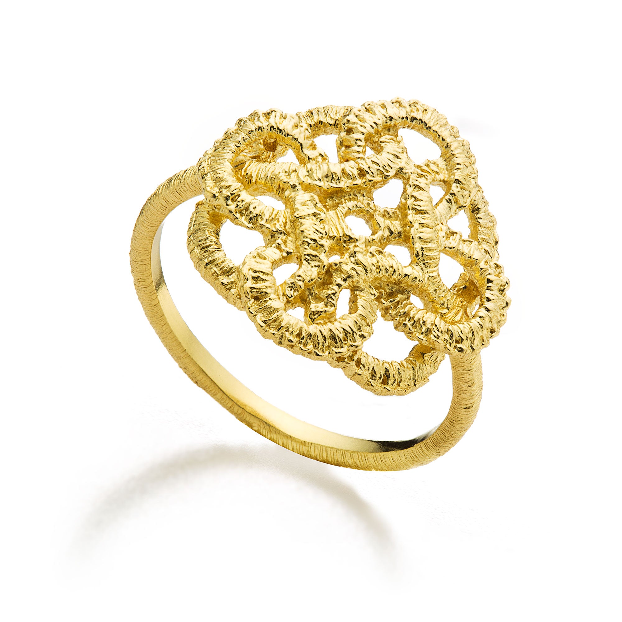 Ring "Samarkand" in yellow gold