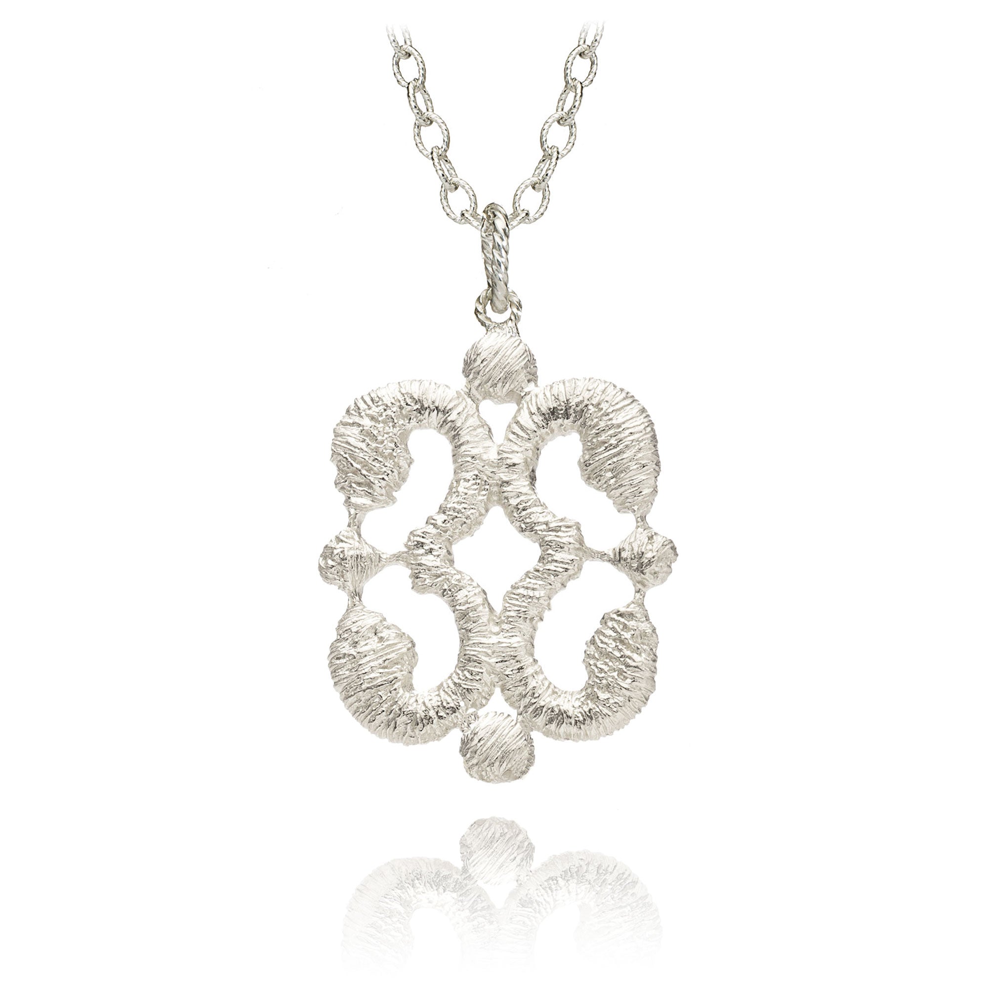 Pendant "Marrakesh Square" in silver