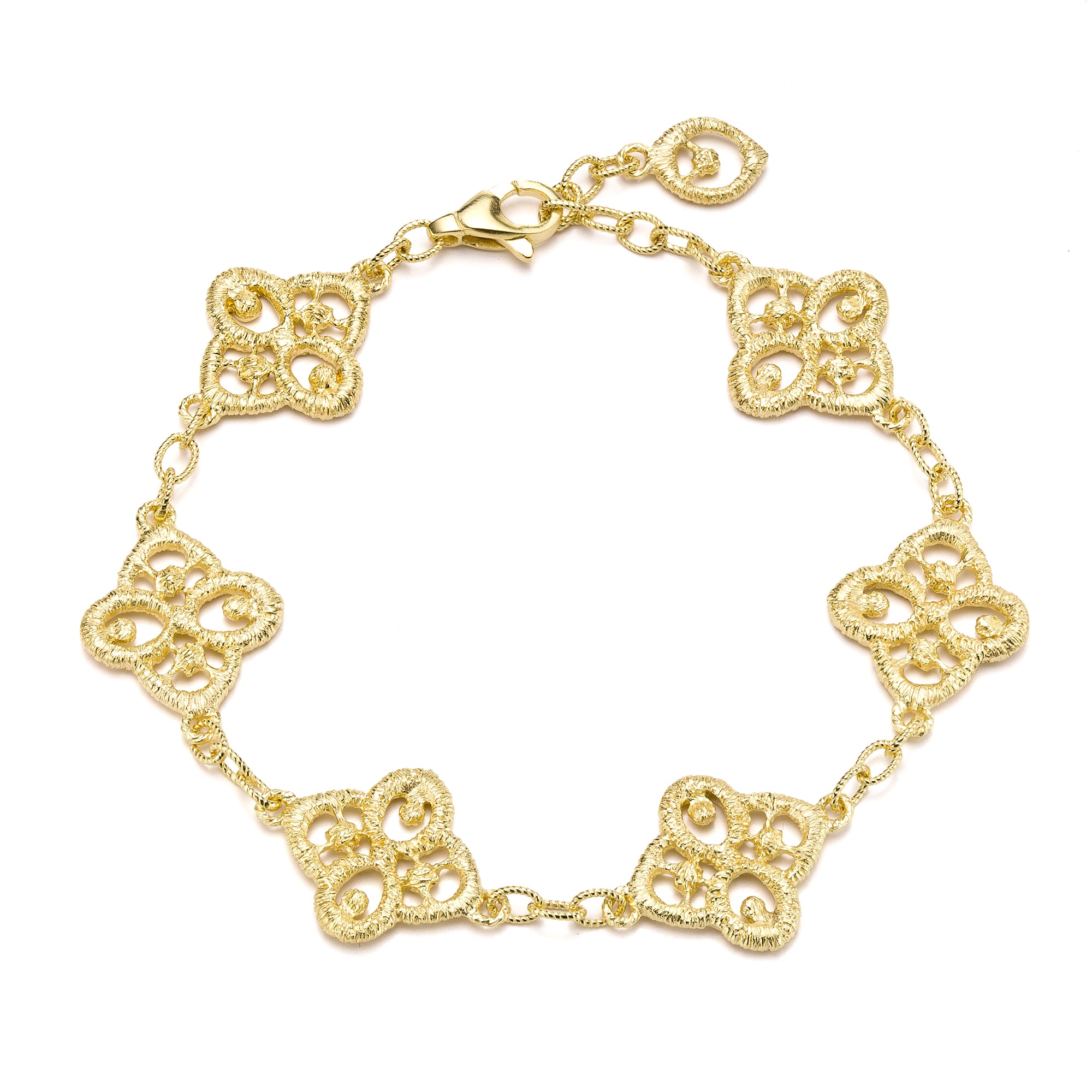 Armband "Chiara" in vergoldetem Silber
