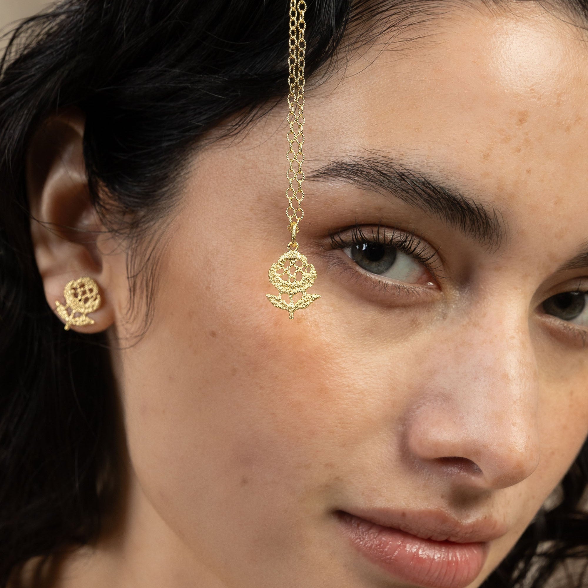 Pendant "Petite Fleur" in gold-plated silver