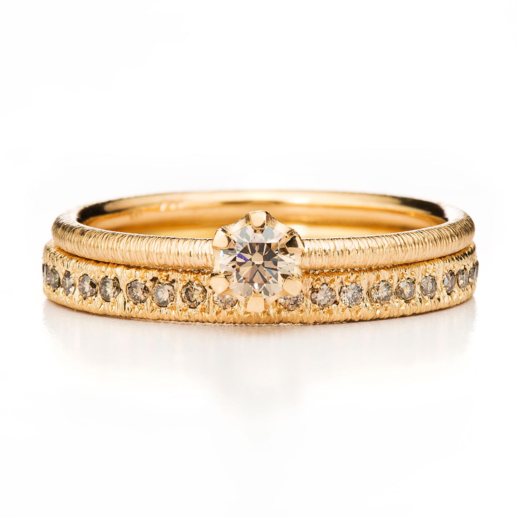 Memoire-Ring „Casablanca“ in Roségold
