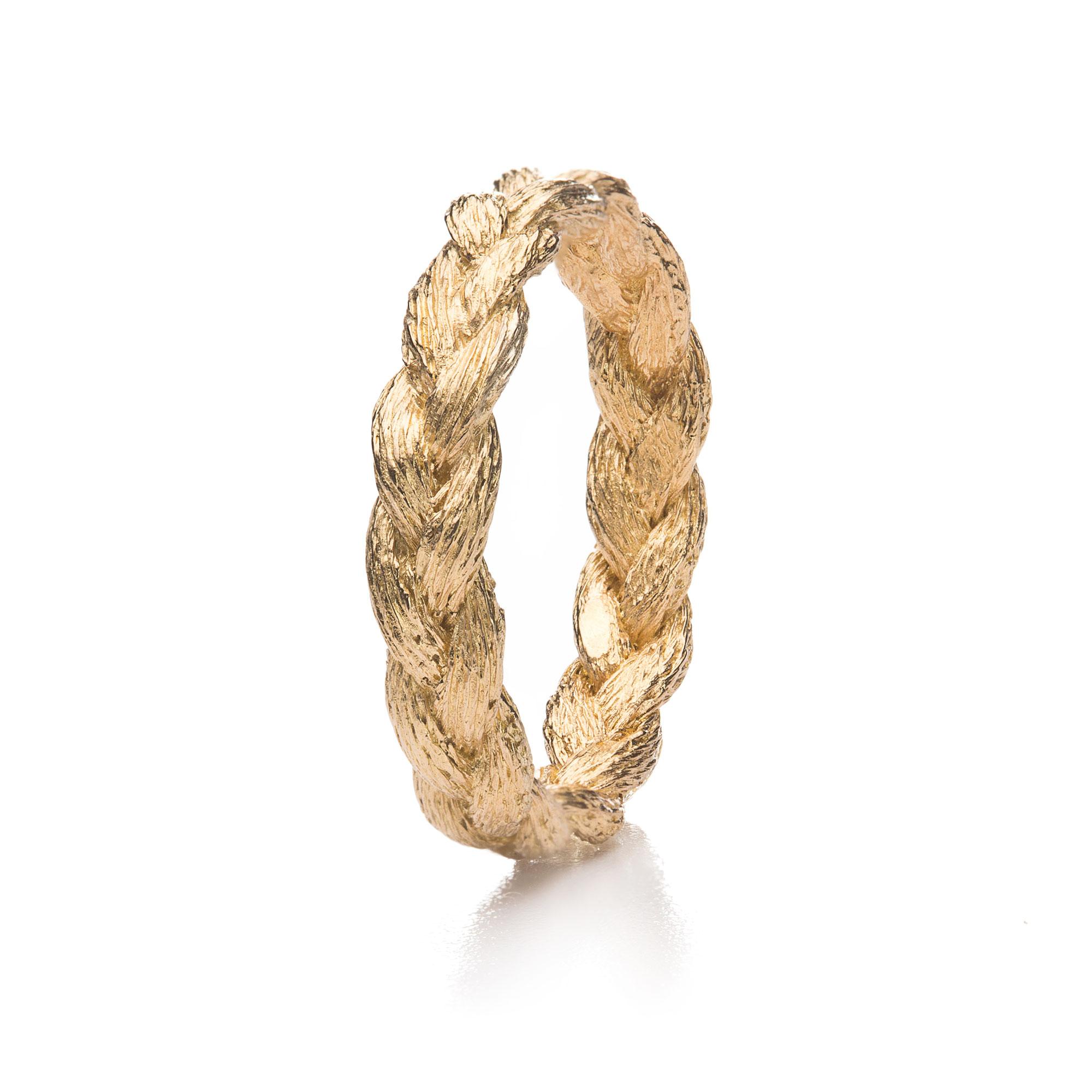 Ring "Rapunzel" in yellow gold