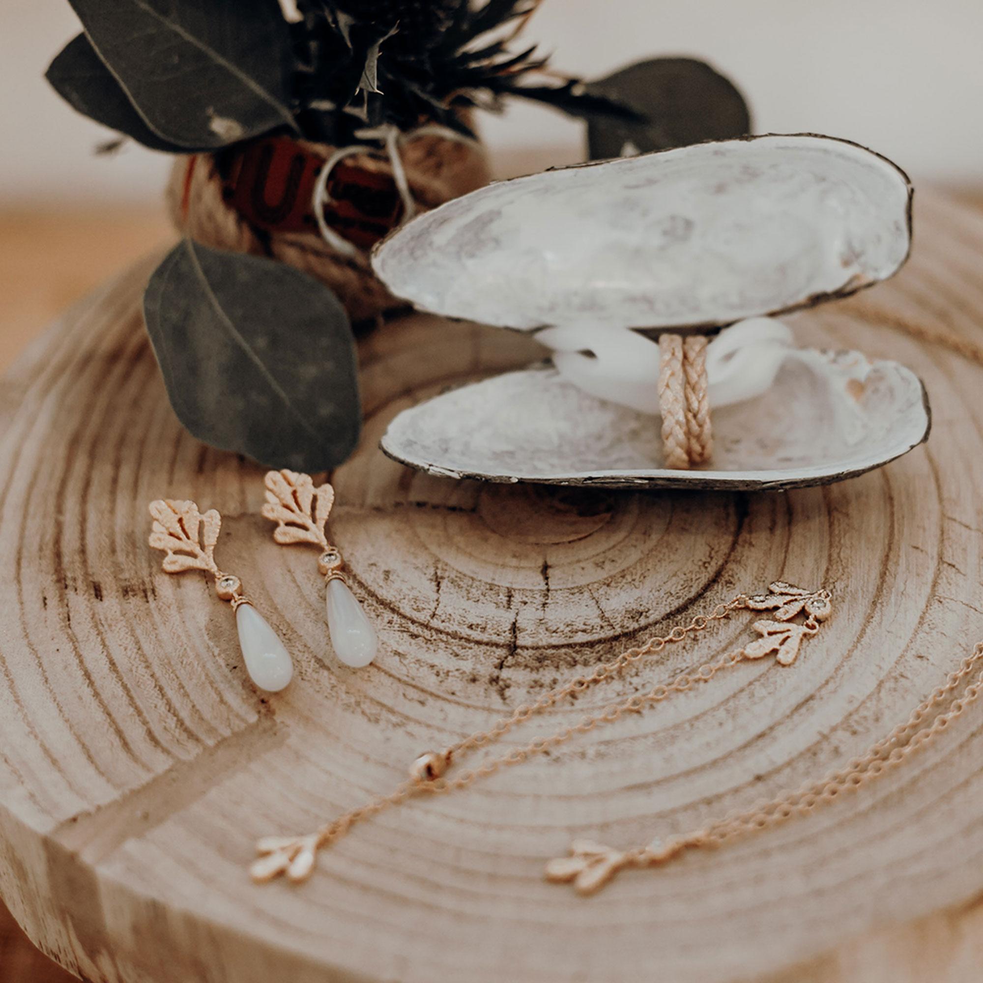 Armband "Amalia" in Roségold mit Brillant