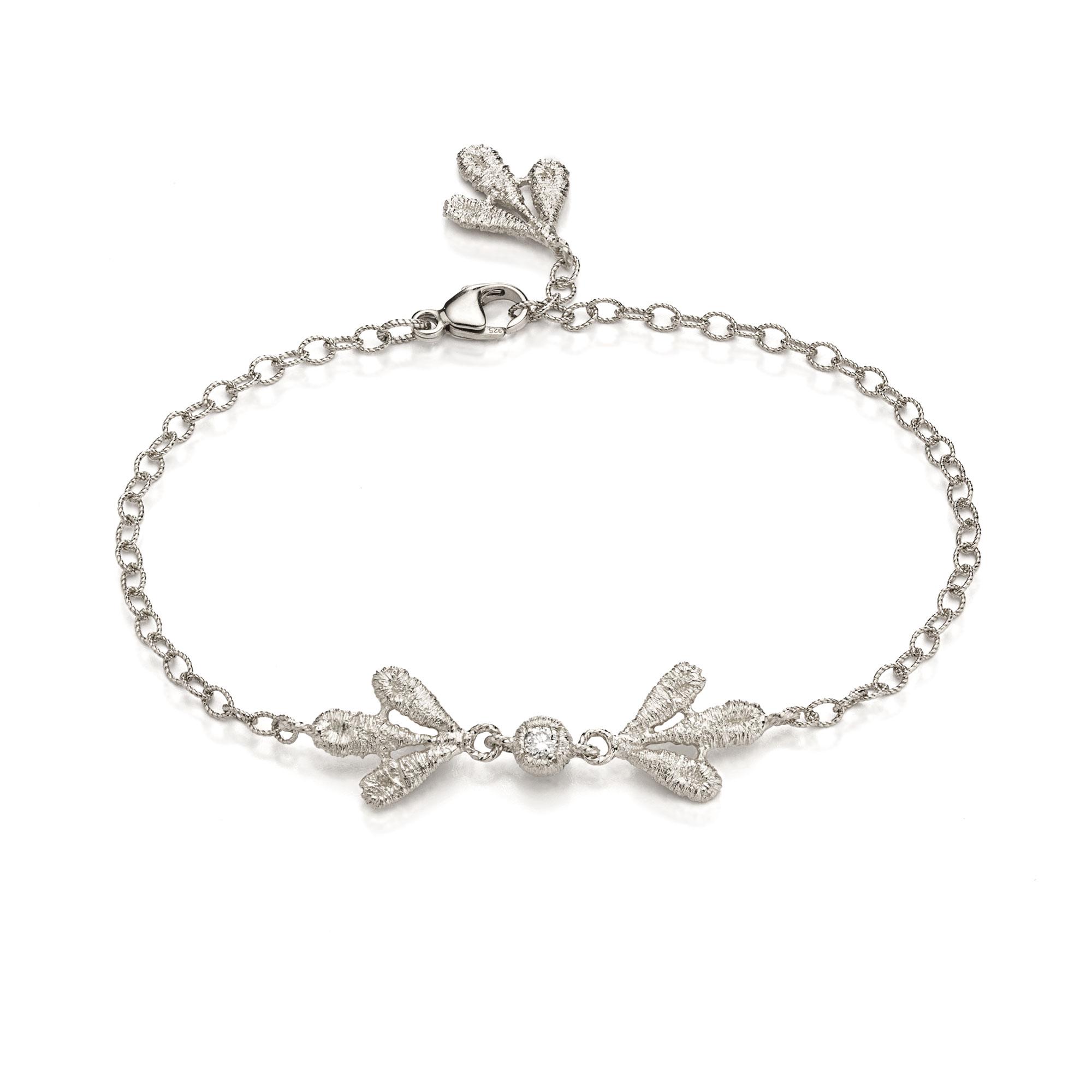 Armband "Amalia" in Silber mit Brillant