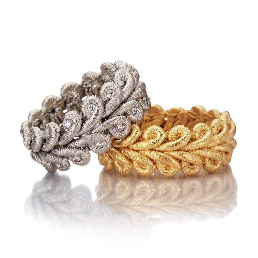 Ring "Bordure" in Gelbgold