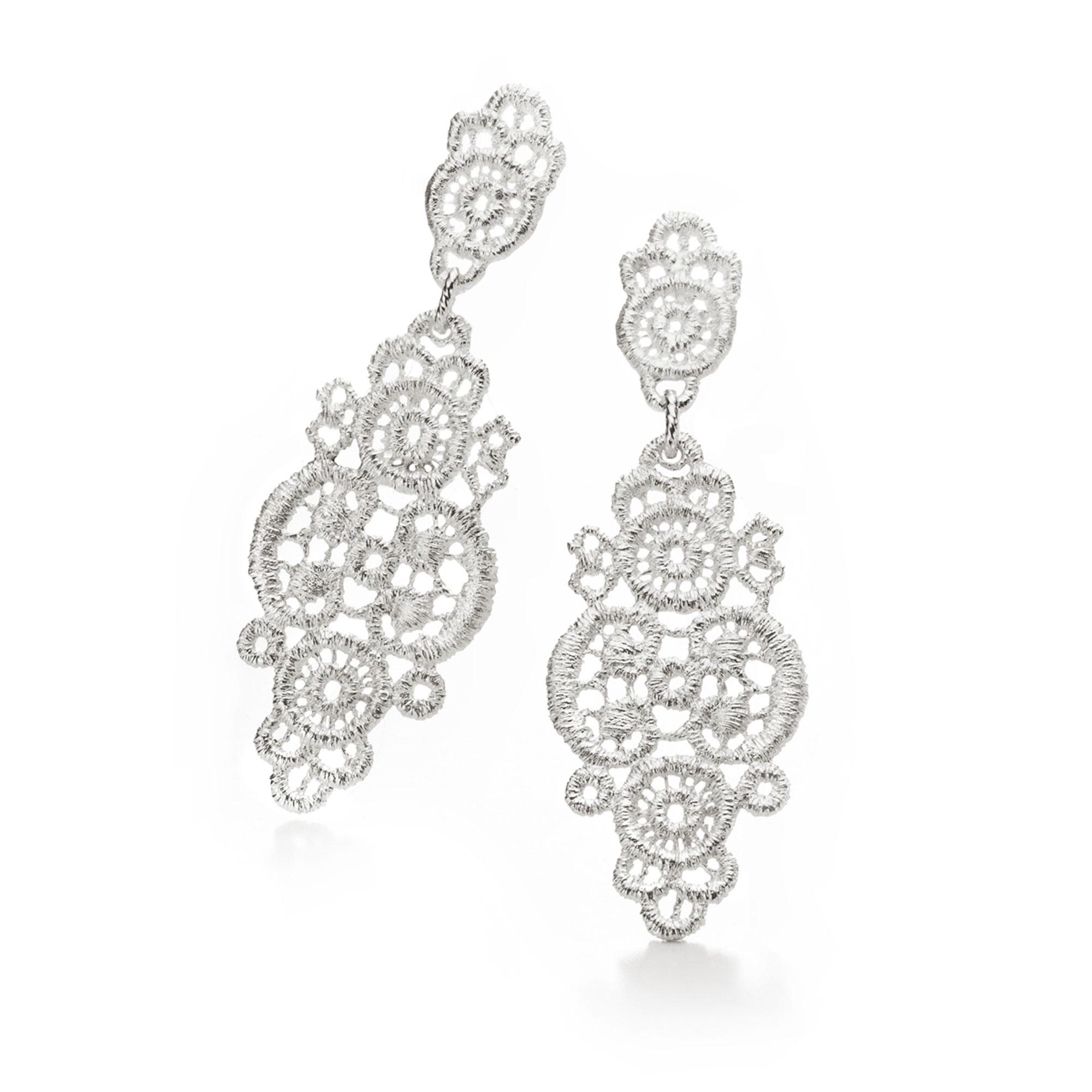 Earrings "Turandot" in silver