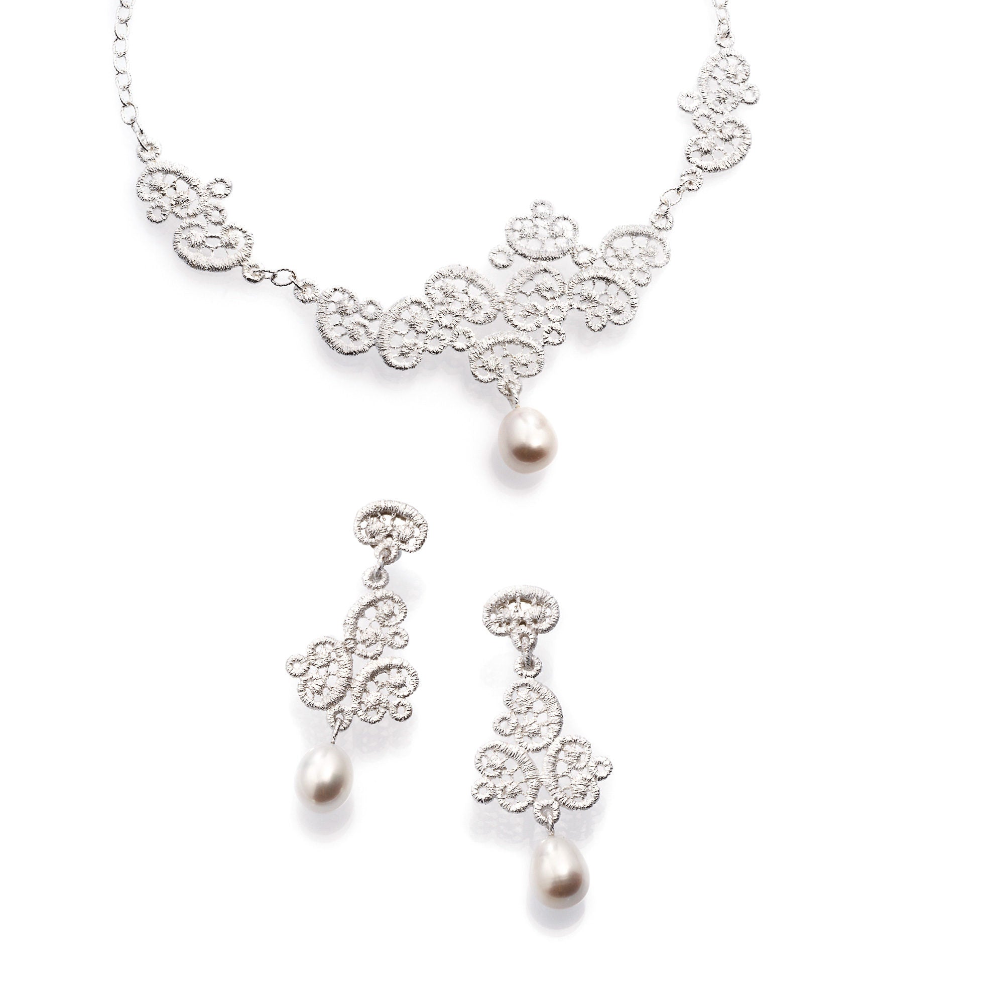 Collier "Figaro" in Silber mit Brillanten