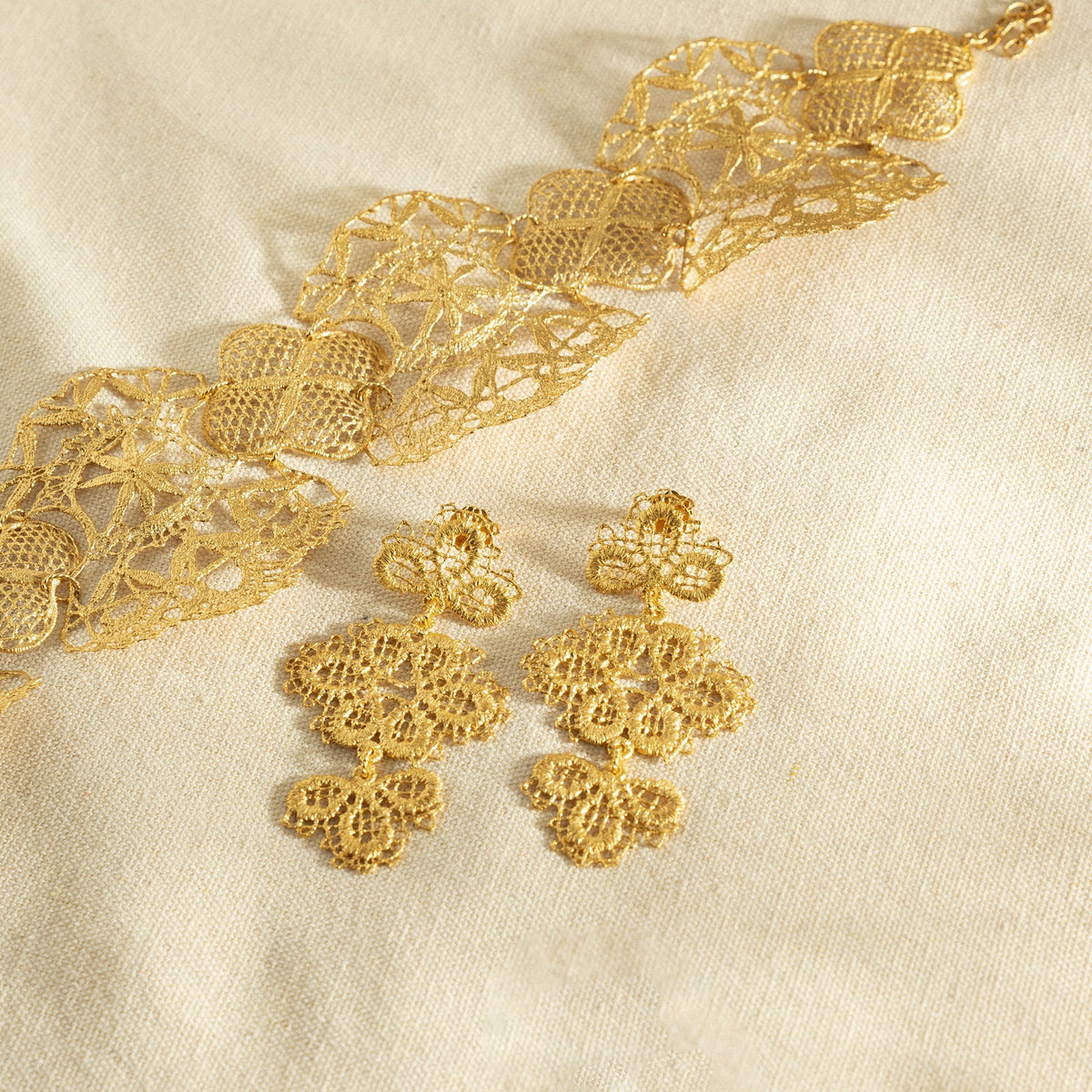 Necklace "Venezia" in yellow gold