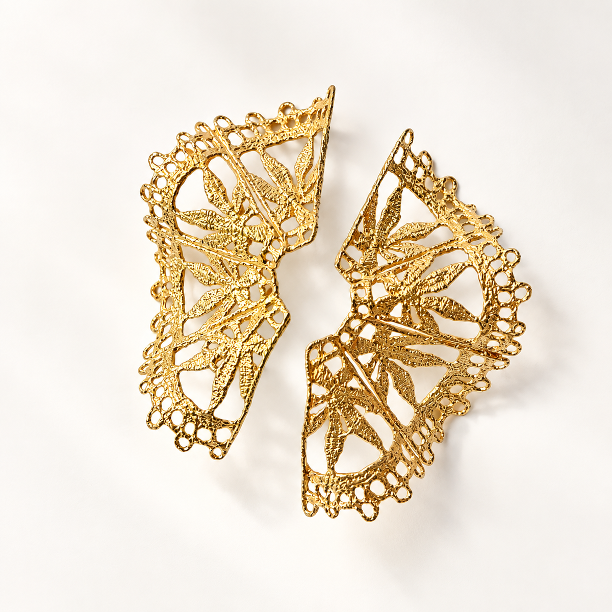 Large Mirage Fan Earrings