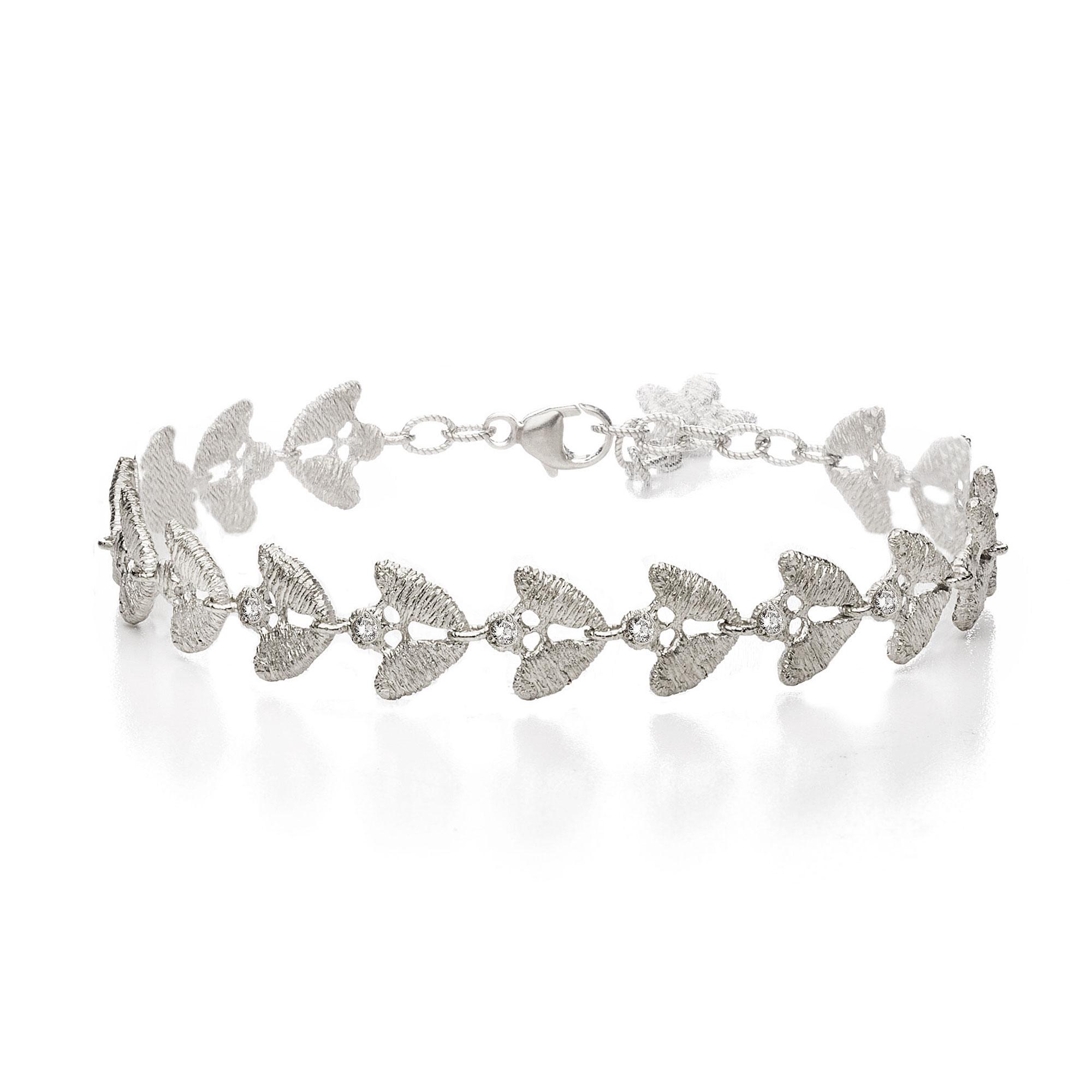 Armband „Emilia“ in Weißgold mit Brillanten