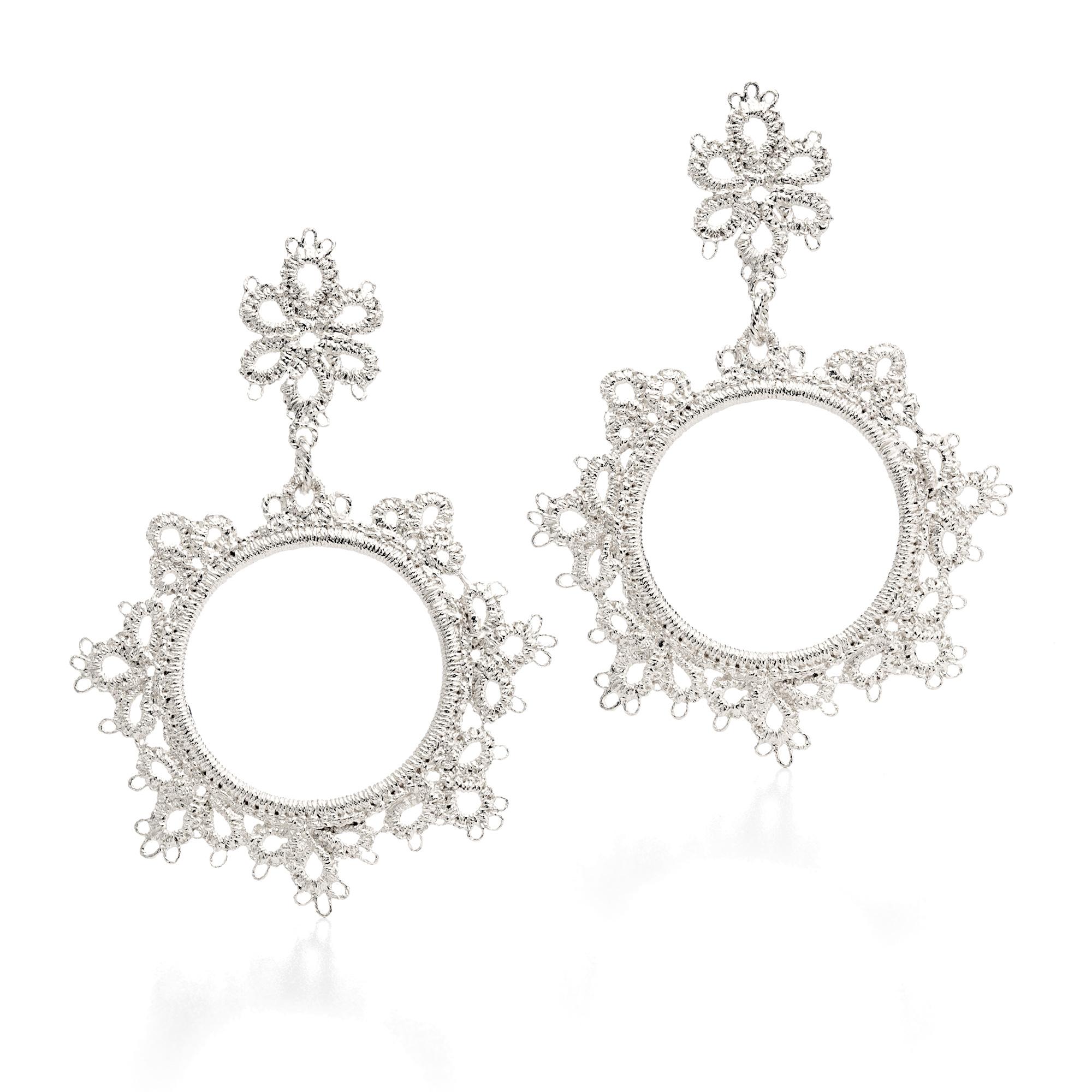 Earrings "Mariza" in silver