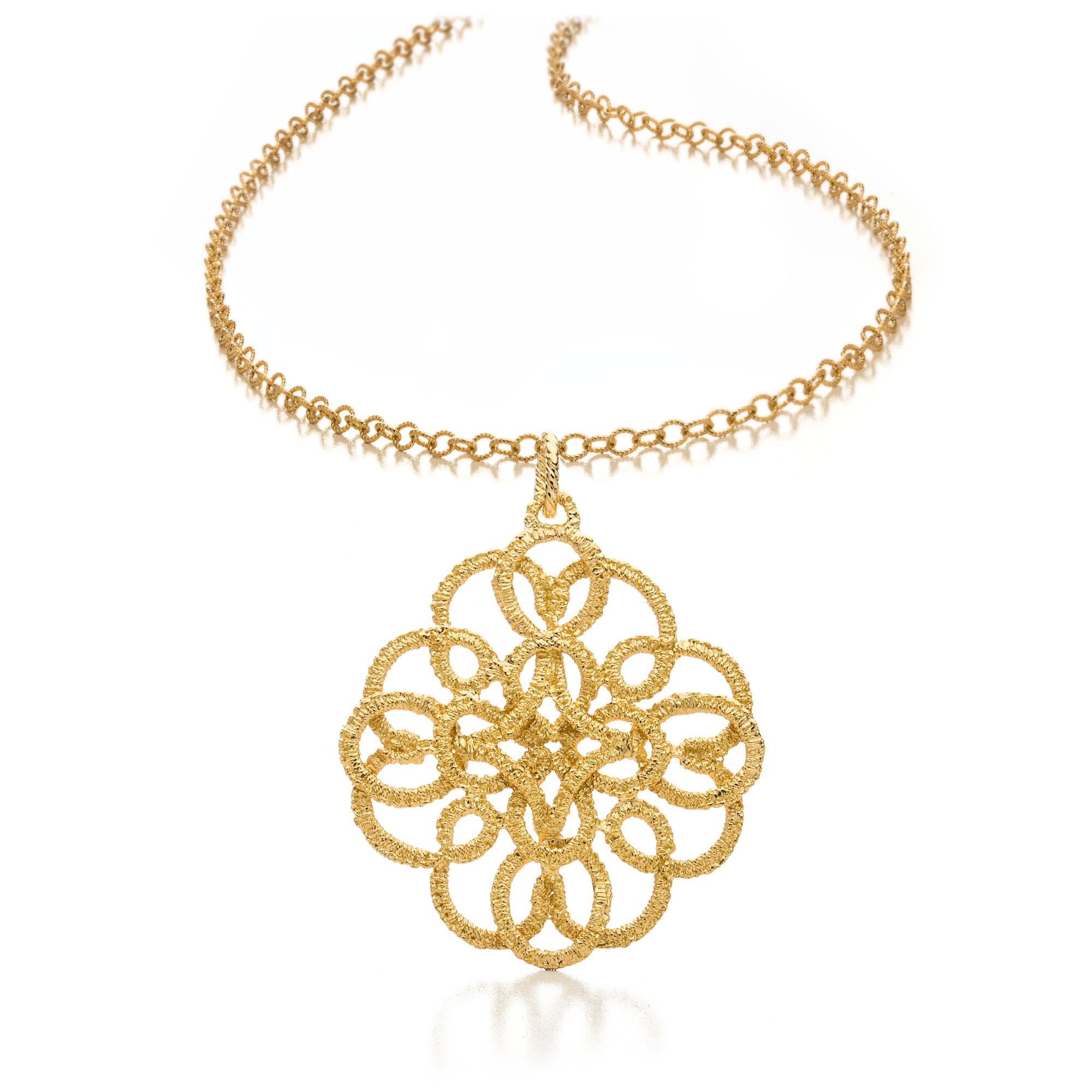 Anhänger "Samarkand" in Gelbgold