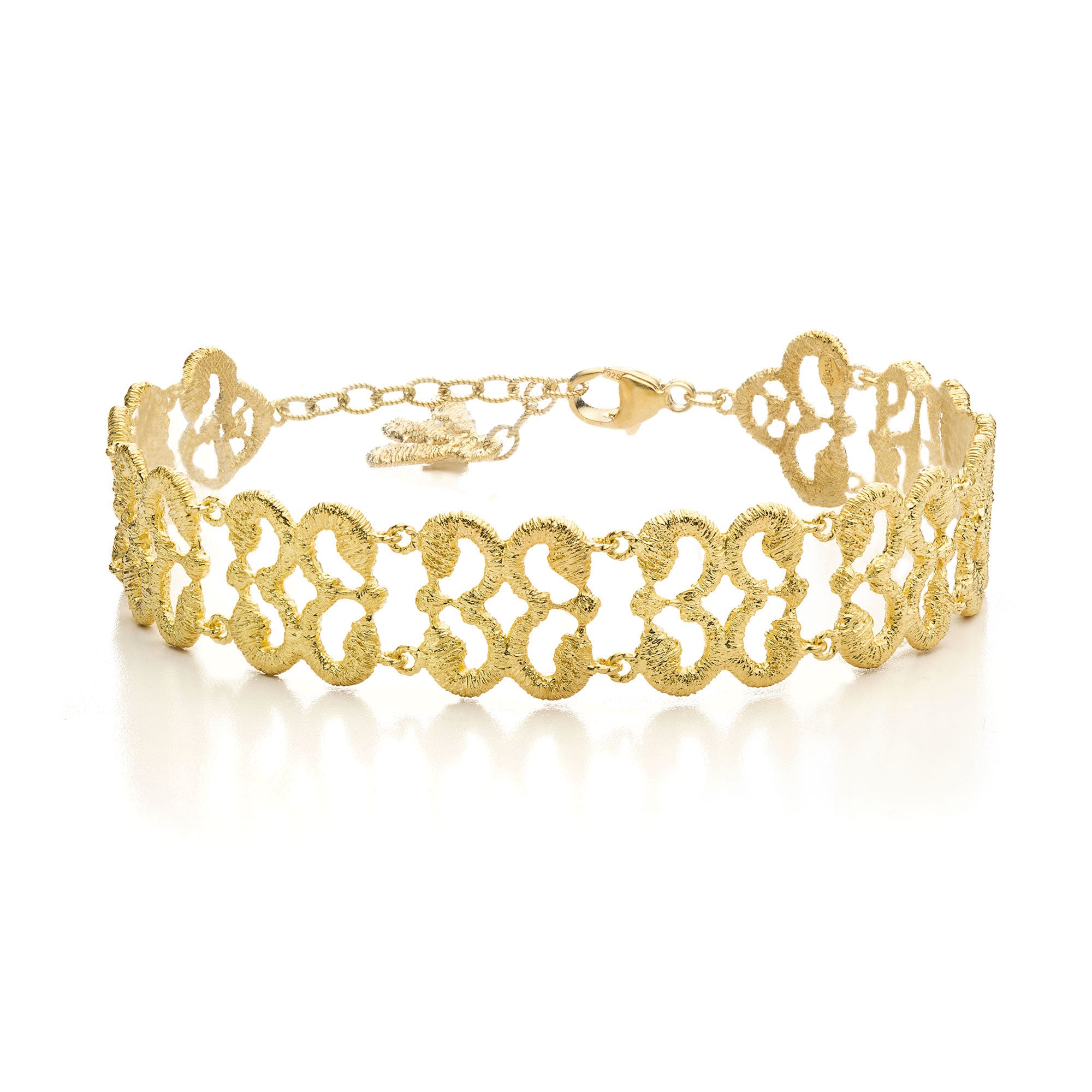Armband "Marrakesh" in Silber, vergoldet