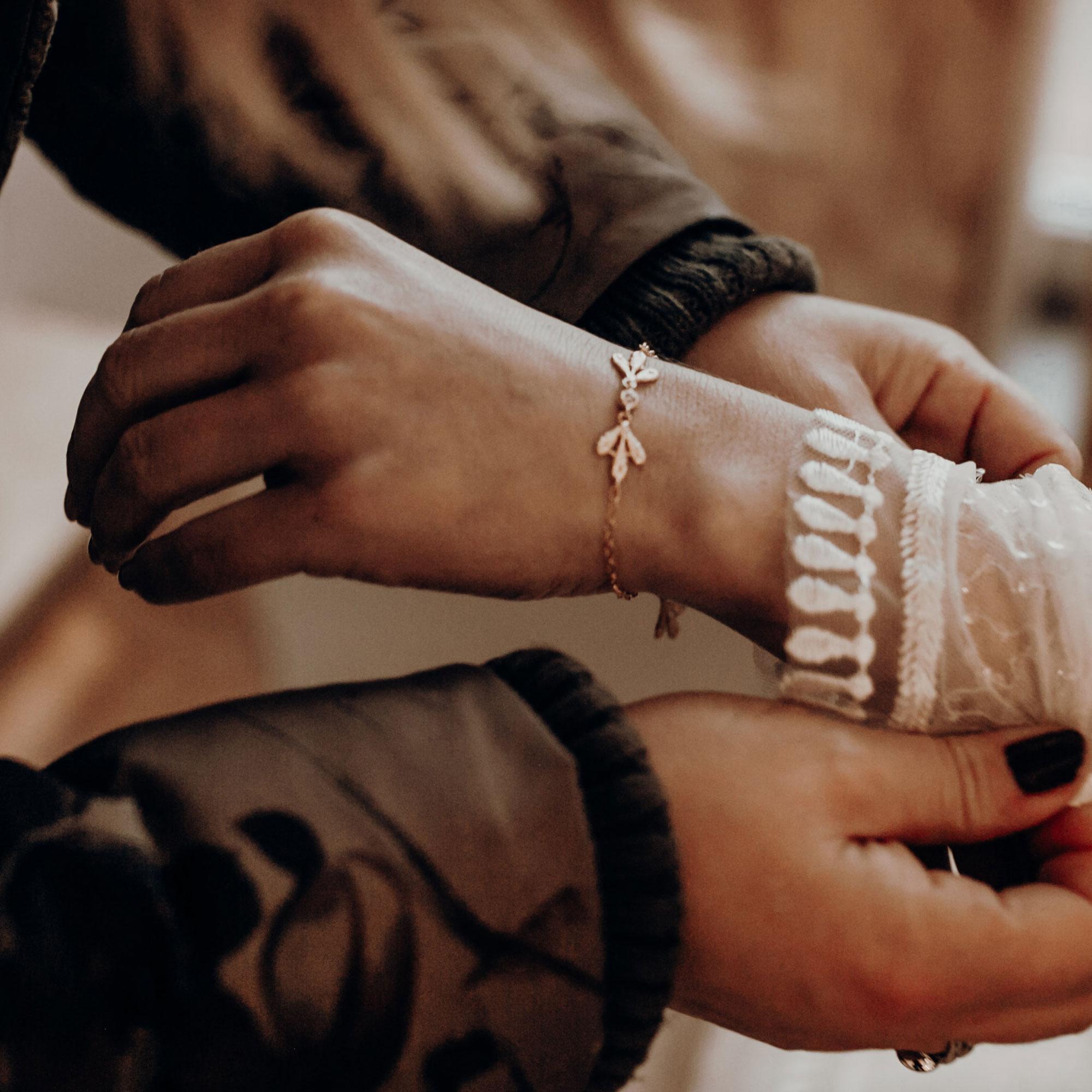 Armband "Amalia" in Silber mit Brillant