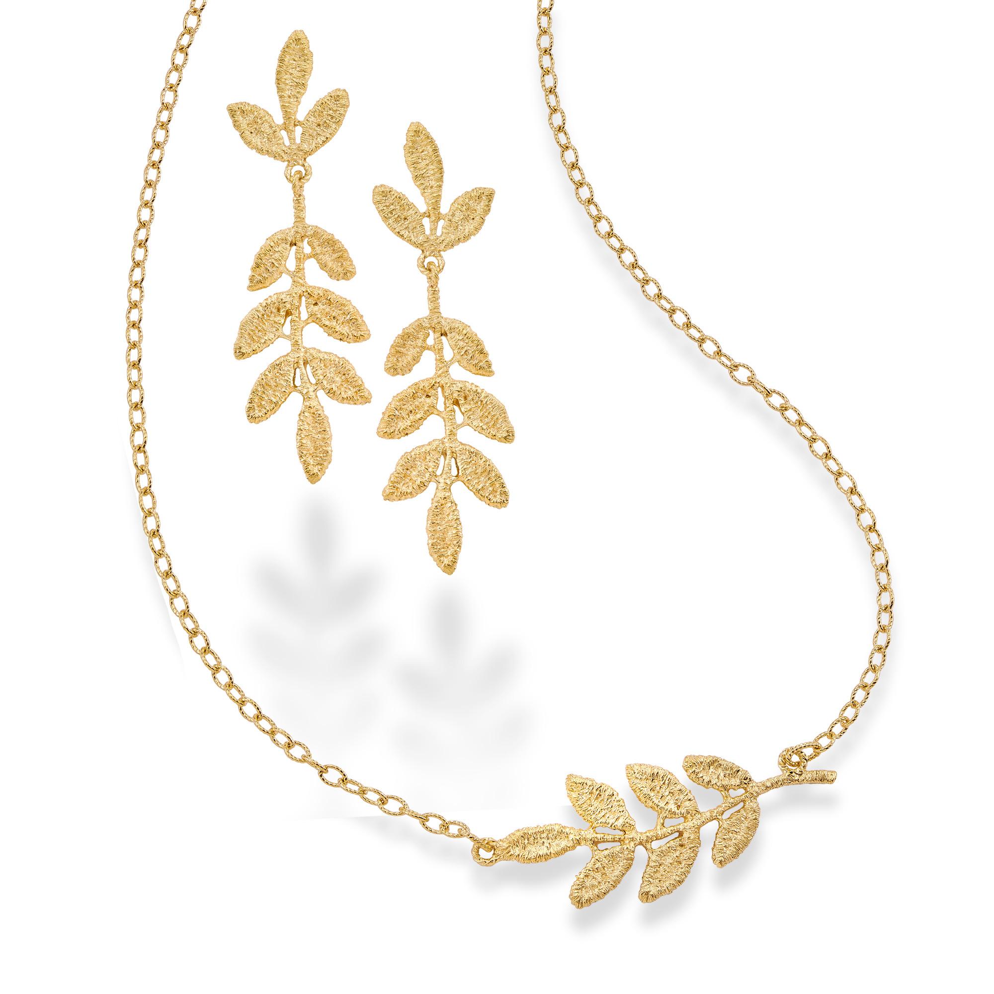 Collier "Helena II" in Silber vergoldet