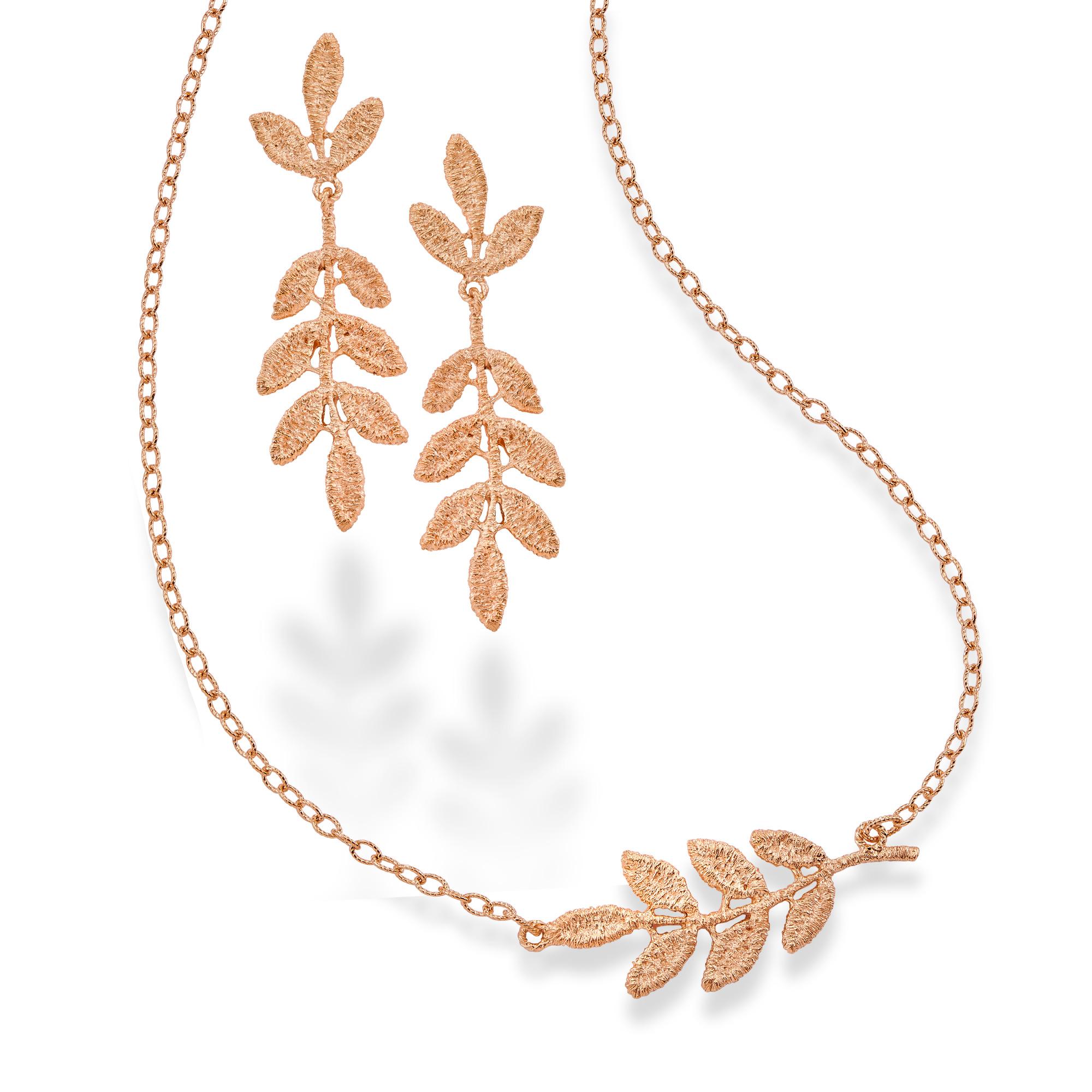Collier "Helena II" in Silber rosé-vergoldet