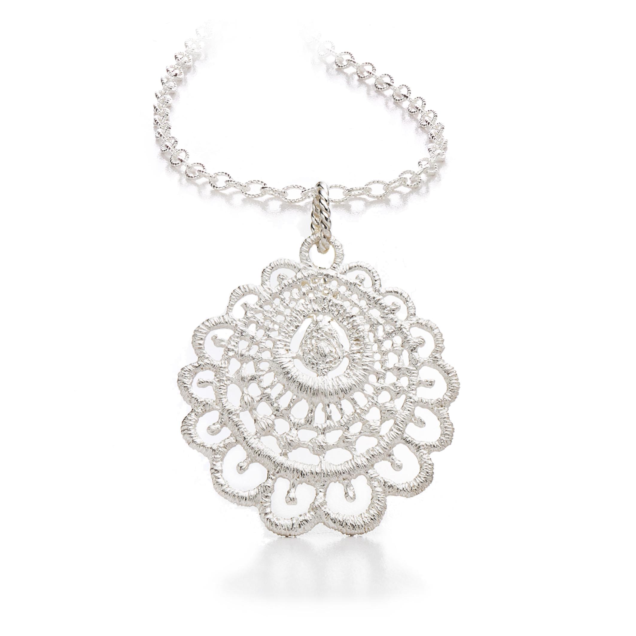 Necklace pendant "Arati" in silver