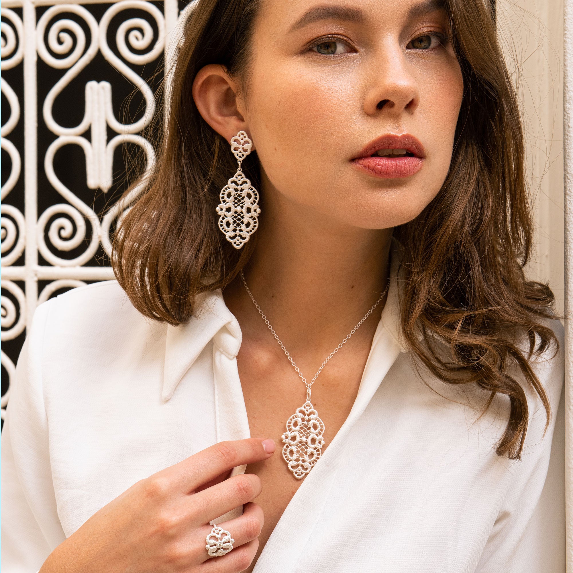 Pendant "Marrakesh" in silver