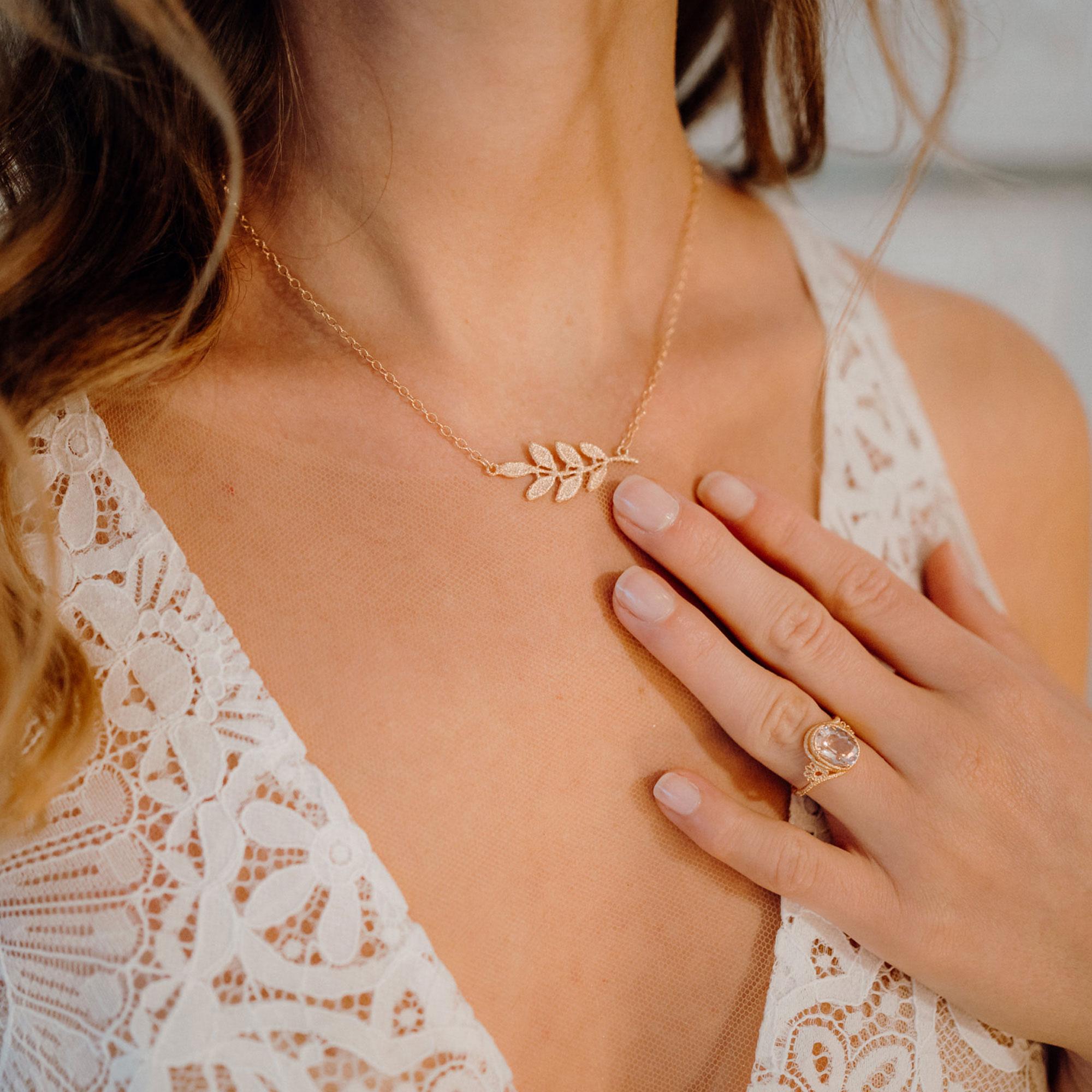 Necklace "Helena II" in silver