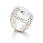 Brautschmuck Ring "Undine" in Silber. Exklusiver Spitzenschmuck für die perfekte Hochzeit.
