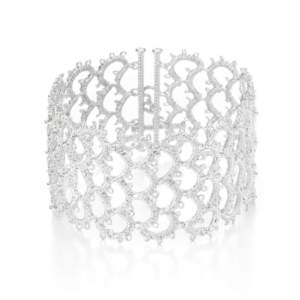 Brautschmuck Armband "Dubarry" in Silber. Exklusiver Spitzenschmuck, Hochzeitsschmuck für den schönsten Tag des Lebens.