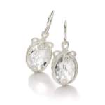 Brautschmuck Ohrhänger "Undinchen" in Silber. Exklusiver Spitzenschmuck, Hochzeitsschmuck für den schönsten Tag des Lebens.