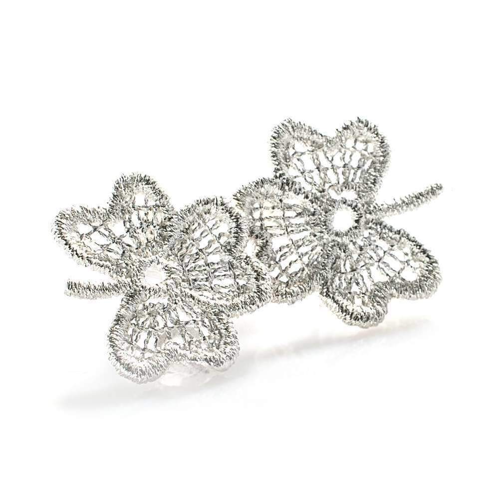 Brautschmuck Ohrstecker Nottingham Heritage Collection in Silber. Exklusiver Spitzenschmuck, Hochzeitsschmuck für den schönsten Tag des Lebens.